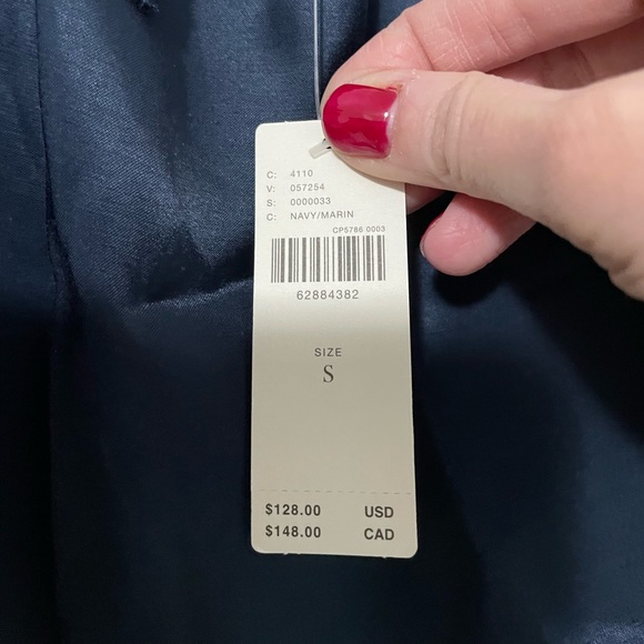 ANTHROPOLOGIE Navy Maeve Colorblock Tunic Blouse Size S NWT - Picture 6 of 6